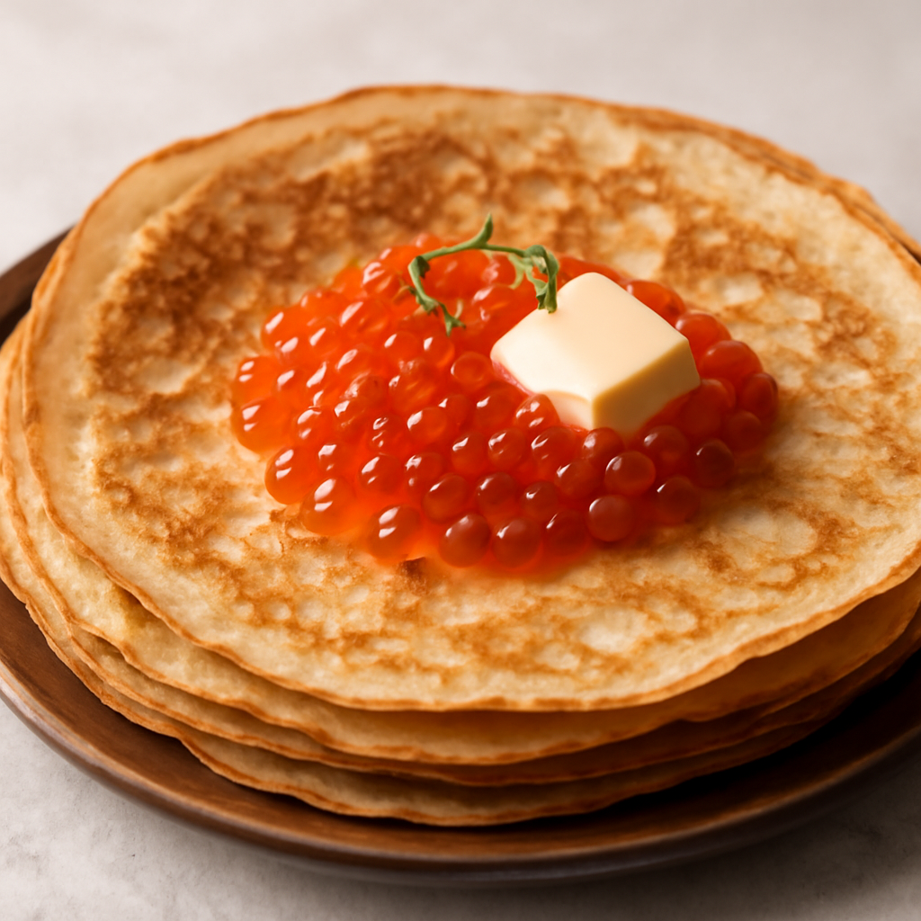 Блины с икрой