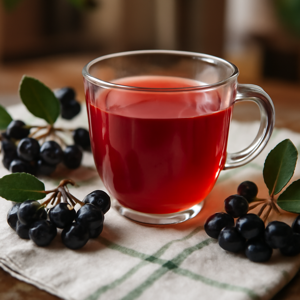 Компот из черноплодной рябины