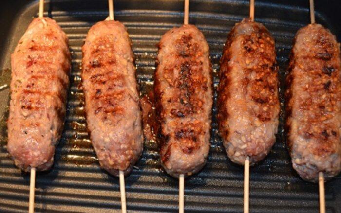 Люля-кебаб на гриле