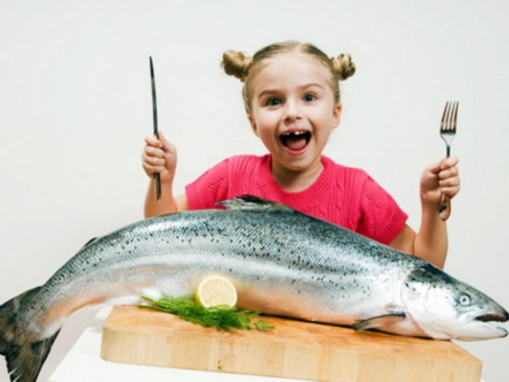 Семга полезна для детей