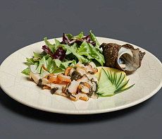 Закусочный салат с рапаном