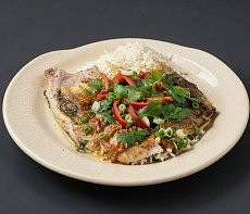 Форель на пару по-китайски