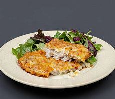 Нельма с помидорами под сыром