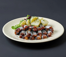 Солёный тугунок с картофелем