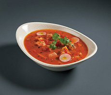 Суп из форели с томатами