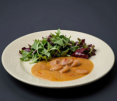 Морской суп с треской и гребешками