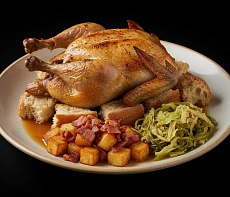 Вальдшнеп на гренке